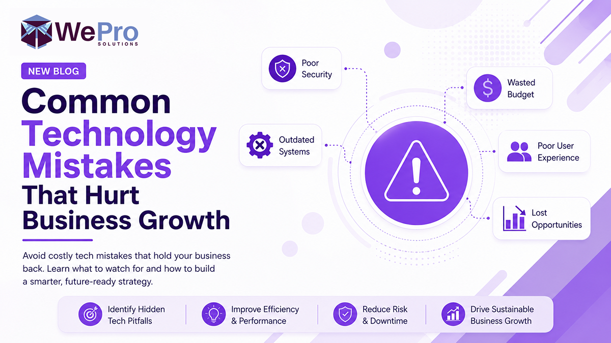 Common Technology Mistakes That Hurt Business Growth