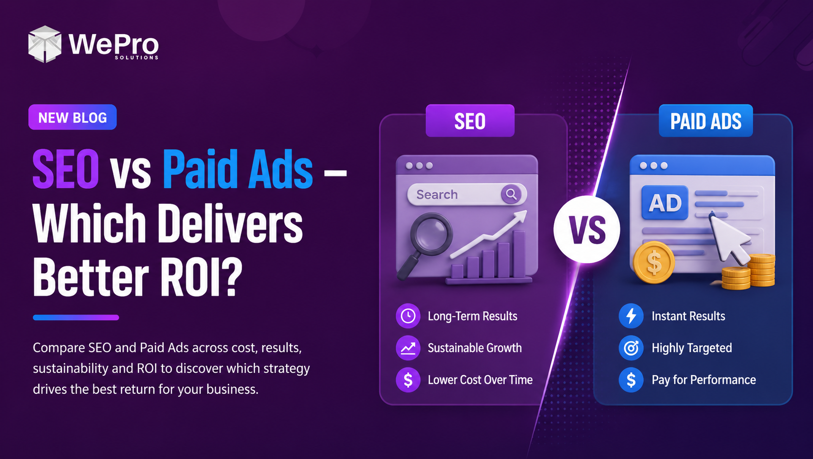 SEO vs Paid Ads – Which Delivers Better ROI?